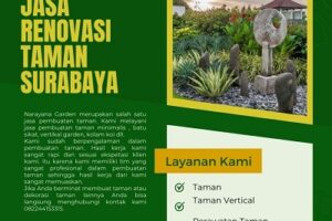 Jasa Renovasi Taman Surabaya