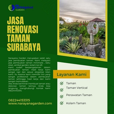 Jasa Renovasi Taman Surabaya
