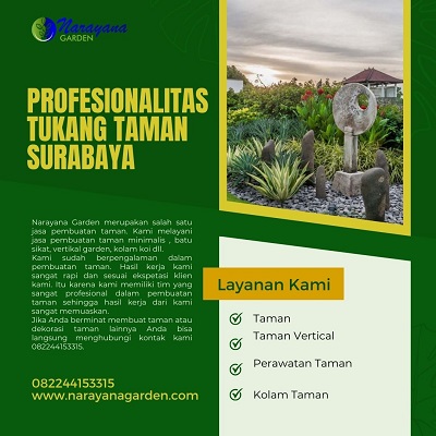 Profesionalitas Tukang Taman Surabaya