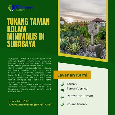 Tukang Taman Kolam Minimalis di Surabaya